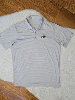 Antigua KC Chiefs Polo, Mens Large